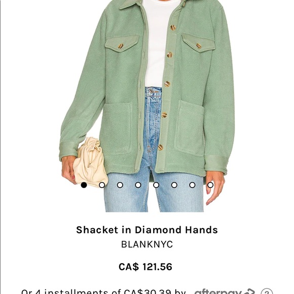 Blank NYC green shacket - Picture 6 of 6